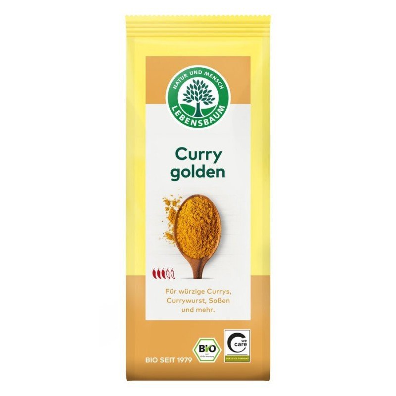 CURRY ZŁOTE BIO 50 g - LEBENSBAUM