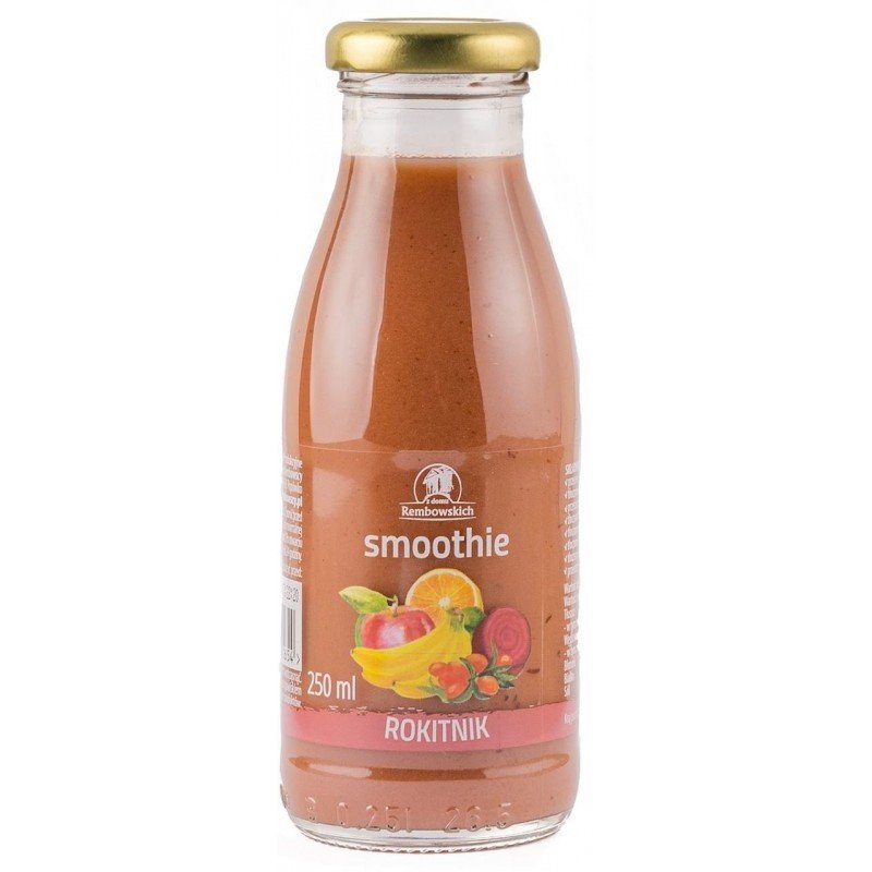 SMOOTHIE JABŁKO - BANAN - CZARNA PORZECZKA - BURAK - ROKITNIK 250 ml - REMBOWSCY