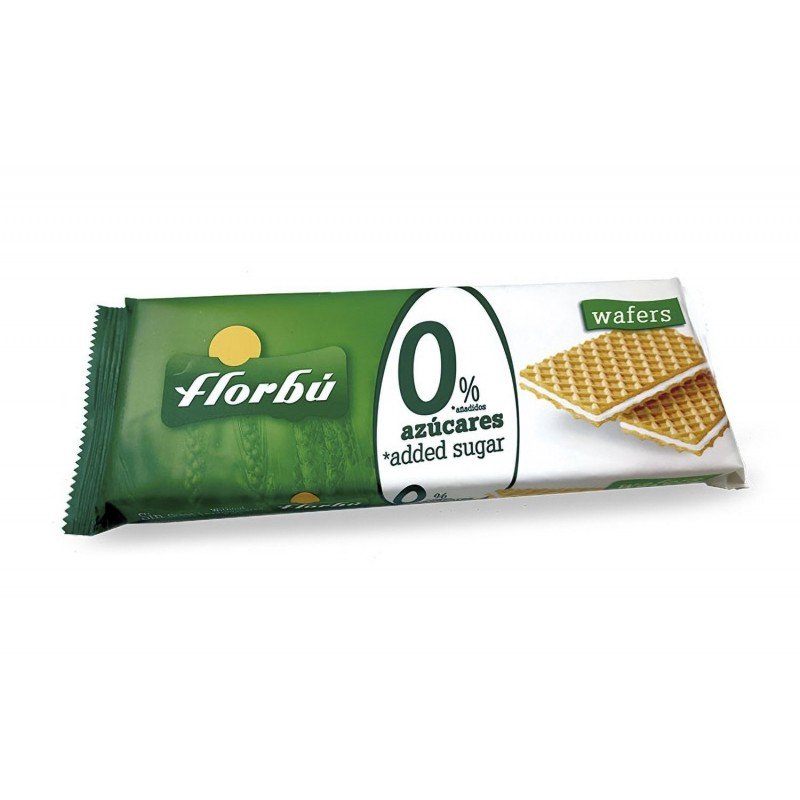 WAFLE NADZIEWANE BEZ DODATKU CUKRU 150 g - FLORBU