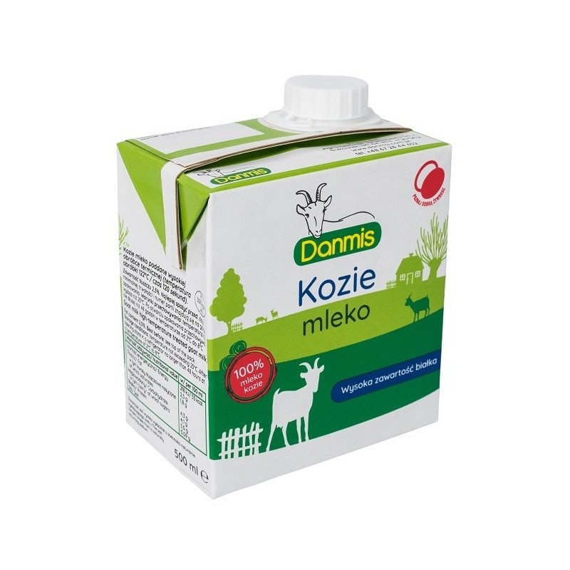 KOZIE MLEKO UHT (2,5 % TŁUSZCZU) 500 ml - DANMIS