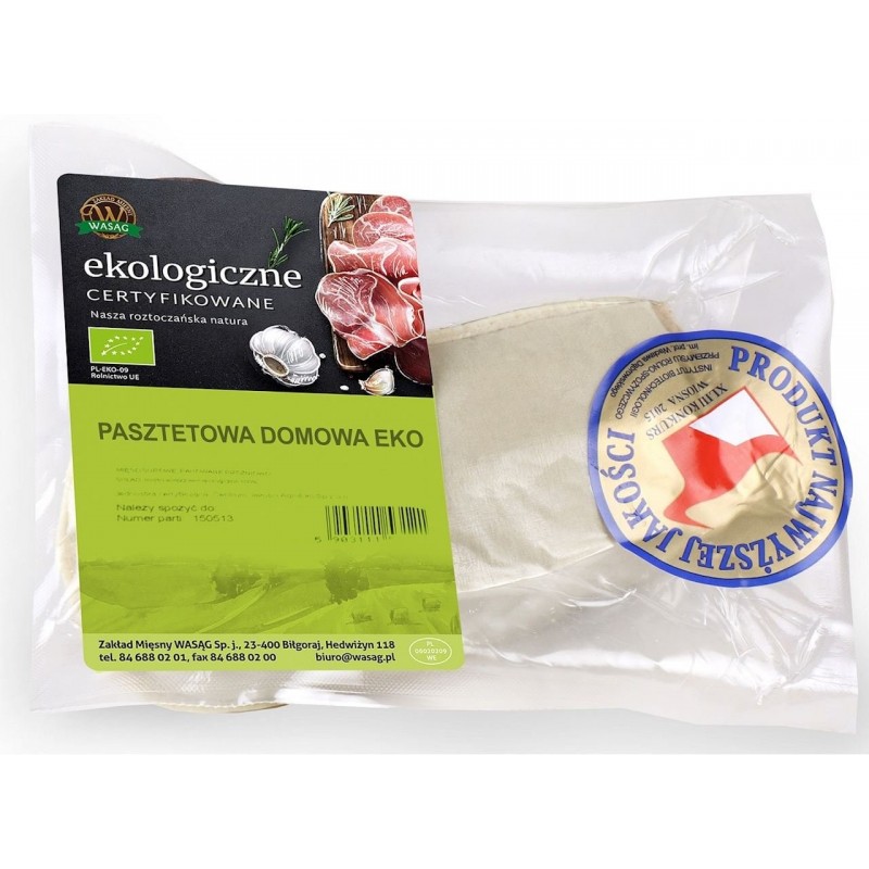 PASZTETOWA DOMOWA BIO (około 0,35 kg) - WASĄG (NA ZAMÓWIENIE)