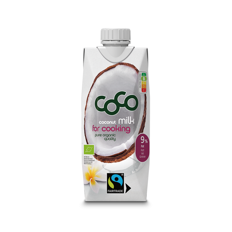 COCONUT MILK - NAPÓJ KOKOSOWY DO GOTOWANIA BEZ DODATKU CUKRÓW BIO 500 ml - COCO (DR MARTINS)