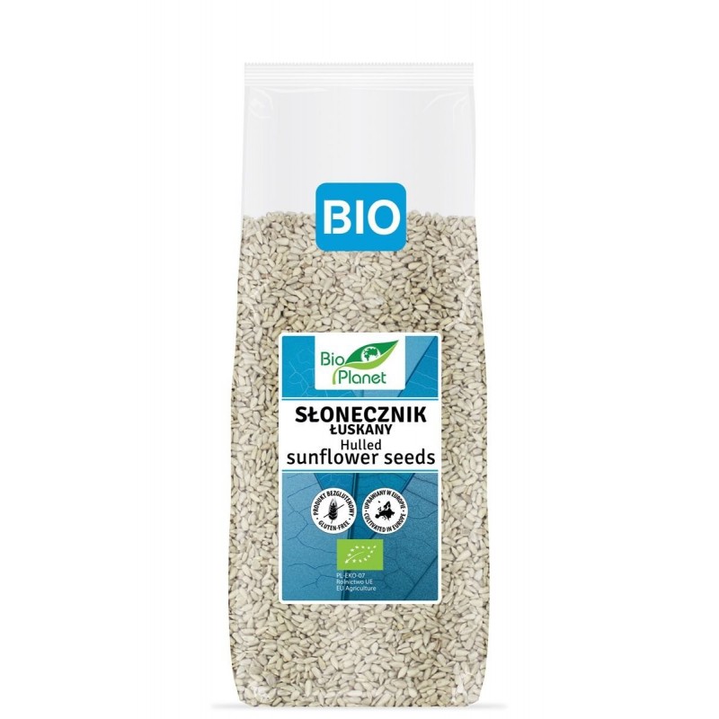 SŁONECZNIK ŁUSKANY BEZGLUTENOWY BIO 800 g - BIO PLANET