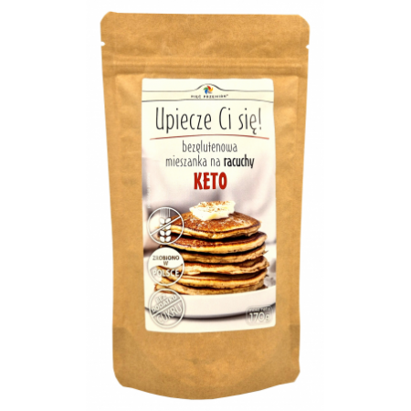 MIESZANKA DO WYPIEKU RACUCHÓW BEZGLUTENOWA KETO 170 g - PIĘĆ PRZEMIAN