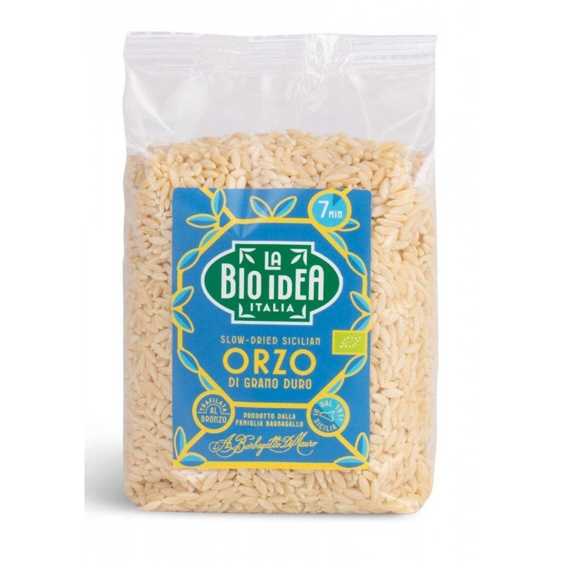 MAKARON (ORZO Z KURKUMĄ I CZARNYM PIEPRZEM) BIO 400 g - LA BIO IDEA