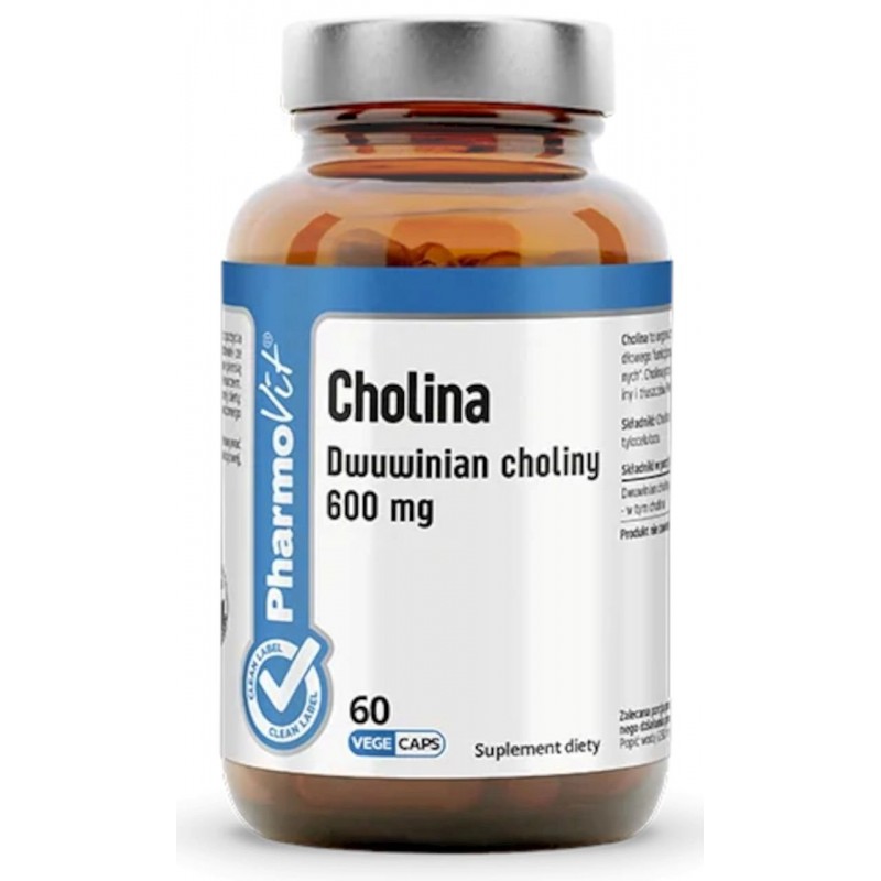 CYTYKOLINA (250 mg) BEZGLUTENOWA 60 KAPSUŁEK - PHARMOVIT (CLEAN LABEL)