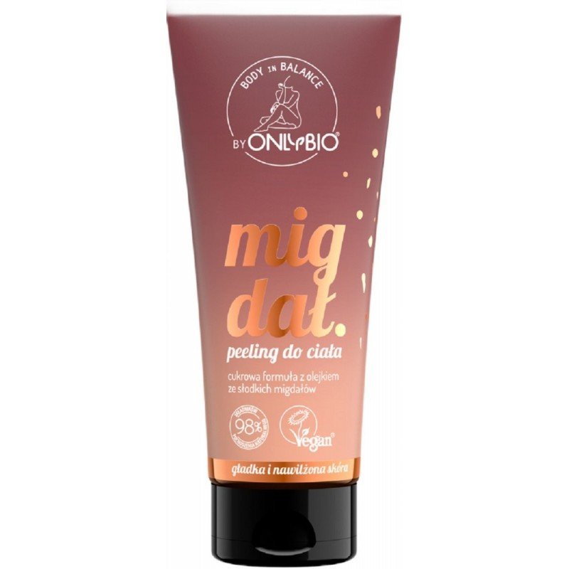 PEELING DO CIAŁA MIGDAŁ 200 ml - ONLY BIO (BODY IN BALANCE)