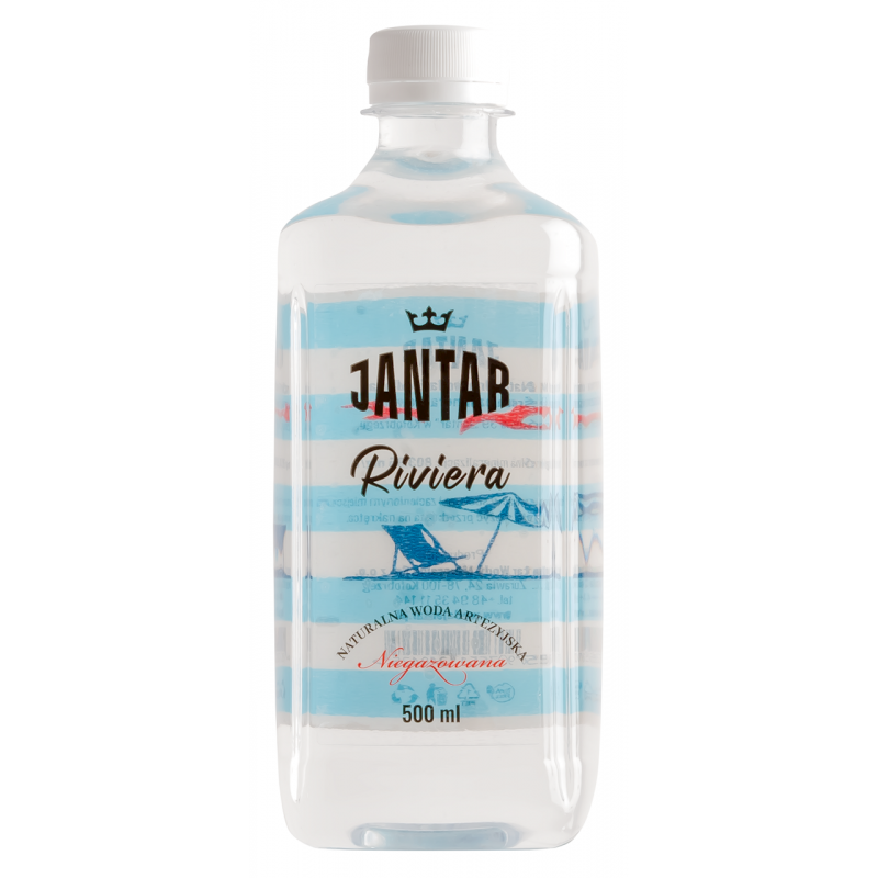 WODA ARTEZYJSKA NIEGAZOWANA RIVIERA 500 ml - JANTAR