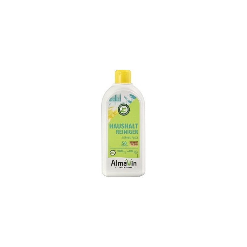 PŁYN DO CZYSZCZENIA WSZYSTKICH POWIERZCHNI CYTRYNA (KONCENTRAT) ECO 500 ml - ALMAWIN