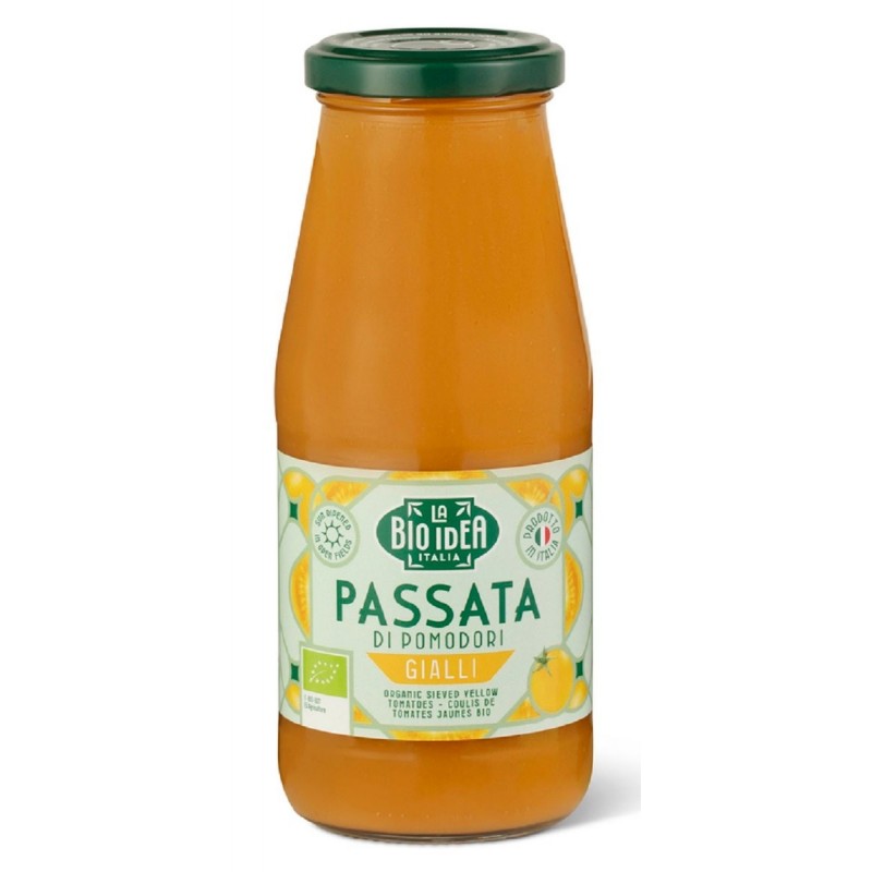 SOS POMIDOROWY PASSATA Z ŻÓŁTYCH POMIDORÓW BIO 400 g - LA BIO IDEA