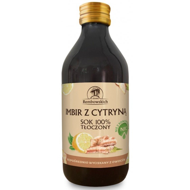SOK Z IMBIRU Z CYTRYNĄ NFC 250 ml - REMBOWSCY