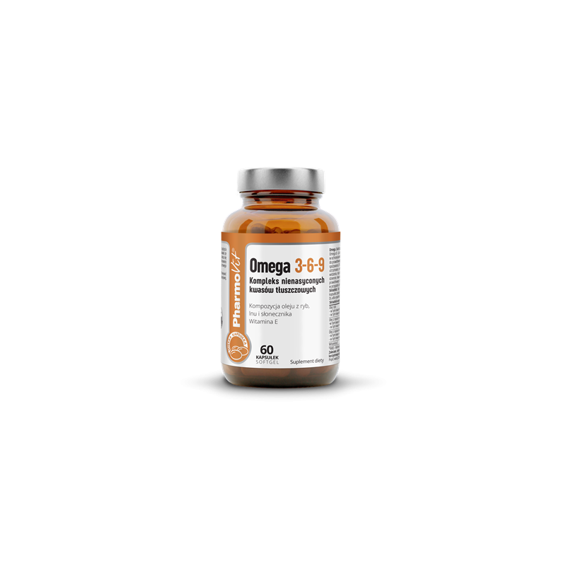 OMEGA 3-6-9 60 KAPSUŁEK - PHARMOVIT (CLEAN LABEL)