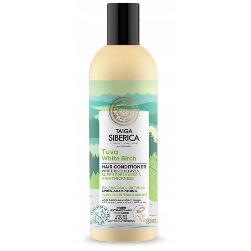 ODŻYWKA DO WŁOSÓW INTENSYWNE ODŚWIEŻENIE I POGRUBIENIE Z BIAŁĄ BRZOZĄ 270 ml - NATURA SIBERICA (TAIGA)