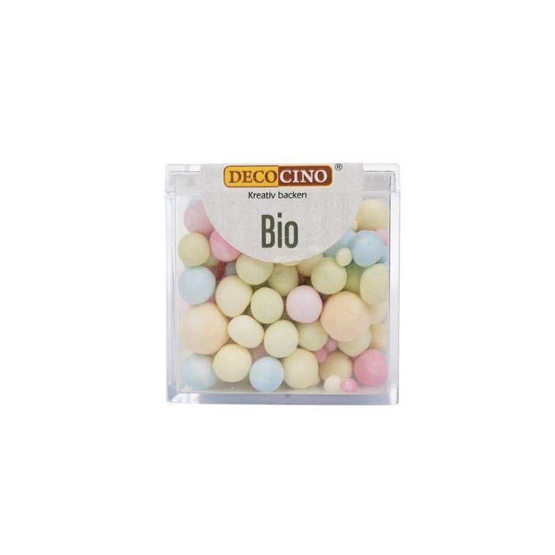 POSYPKA CUKROWA KOLOROWE KULECZKI MIX BIO 50 g - DEKOBACK