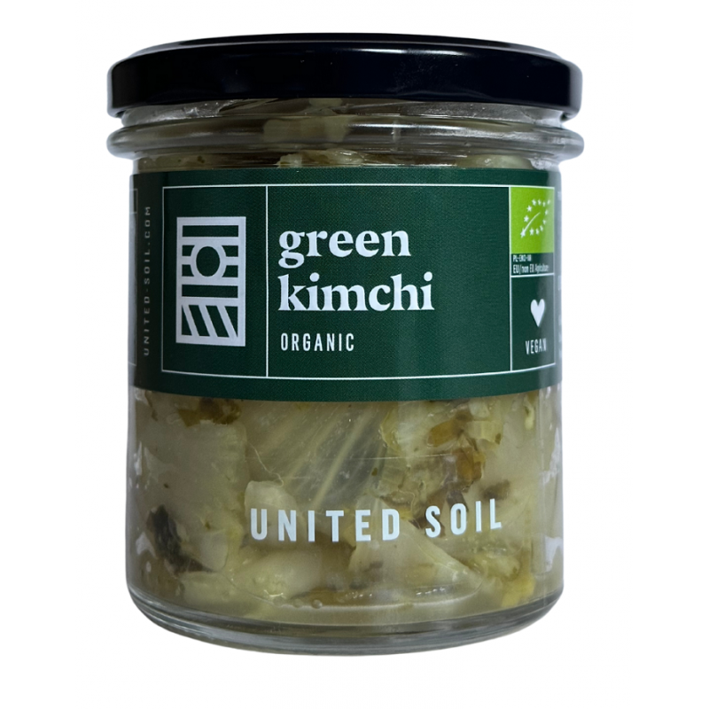 KIMCHI ZIELONE BIO 280 g - UNITED SOIL