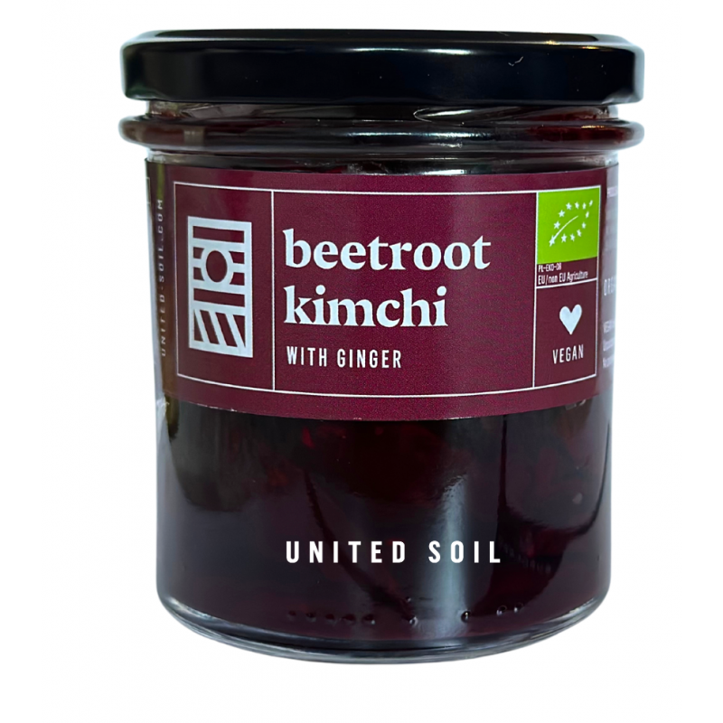 KIMCHI BURAK Z IMBIREM BIO 280 g - UNITED SOIL