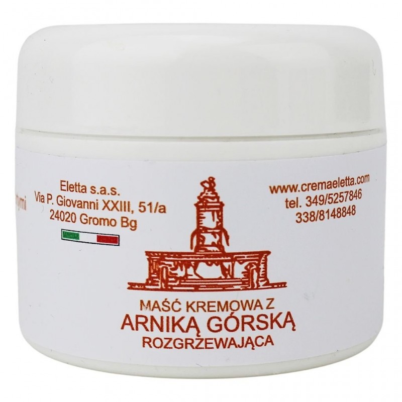 MAŚĆ KREMOWA Z ARNIKĄ GÓRSKĄ ROZGRZEWAJĄCA 50 ml - ELETTA