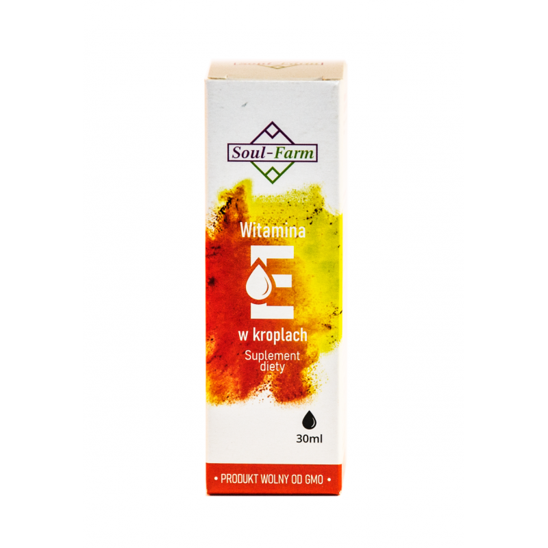 WITAMINA E W KROPLACH (12 mg) 30 ml - SOUL FARM