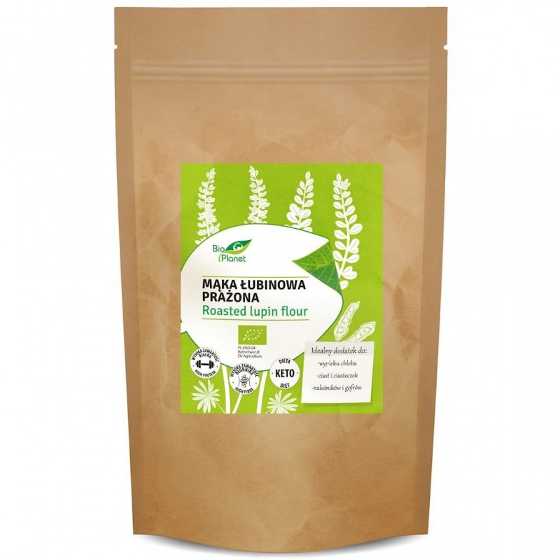 MĄKA ŁUBINOWA PRAŻONA BIO 500 g - BIO PLANET
