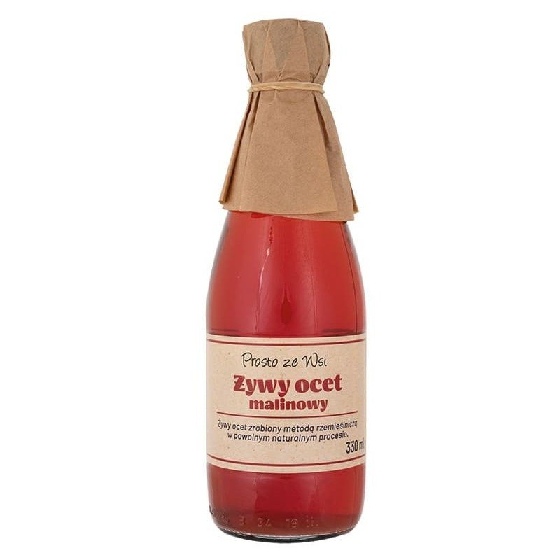 OCET MALINOWY ŻYWY 330 ml - PROSTO ZE WSI