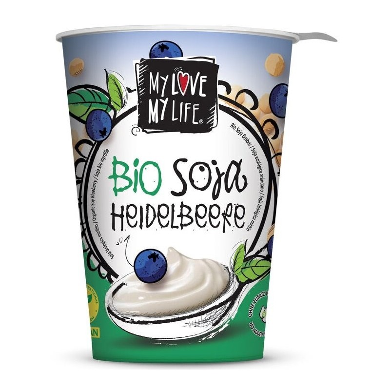 DESER SOJOWY BORÓWKOWY BIO 400 g - MY LOVE MY LIFE