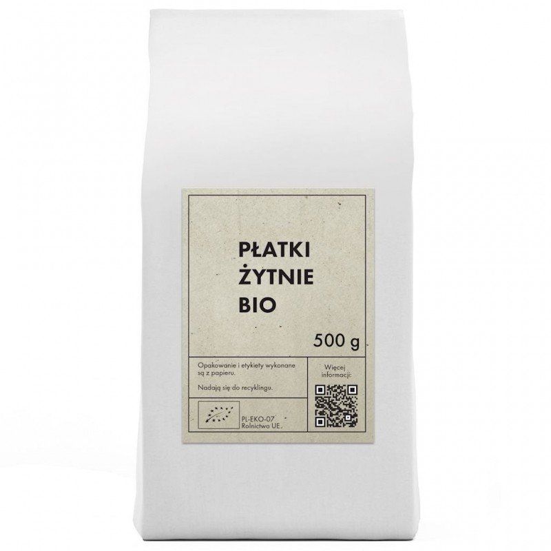 PŁATKI ŻYTNIE BIO 500 g - THE PLANET
