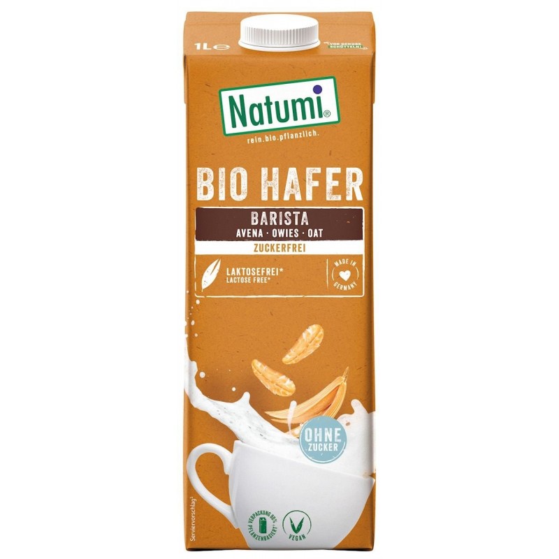 NAPÓJ OWSIANY BARISTA BEZ CUKRU BIO 1 L - NATUMI