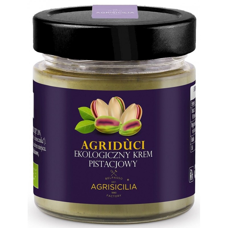 KREM PISTACJOWY 20 % BIO 200 g - AGRISICILIA