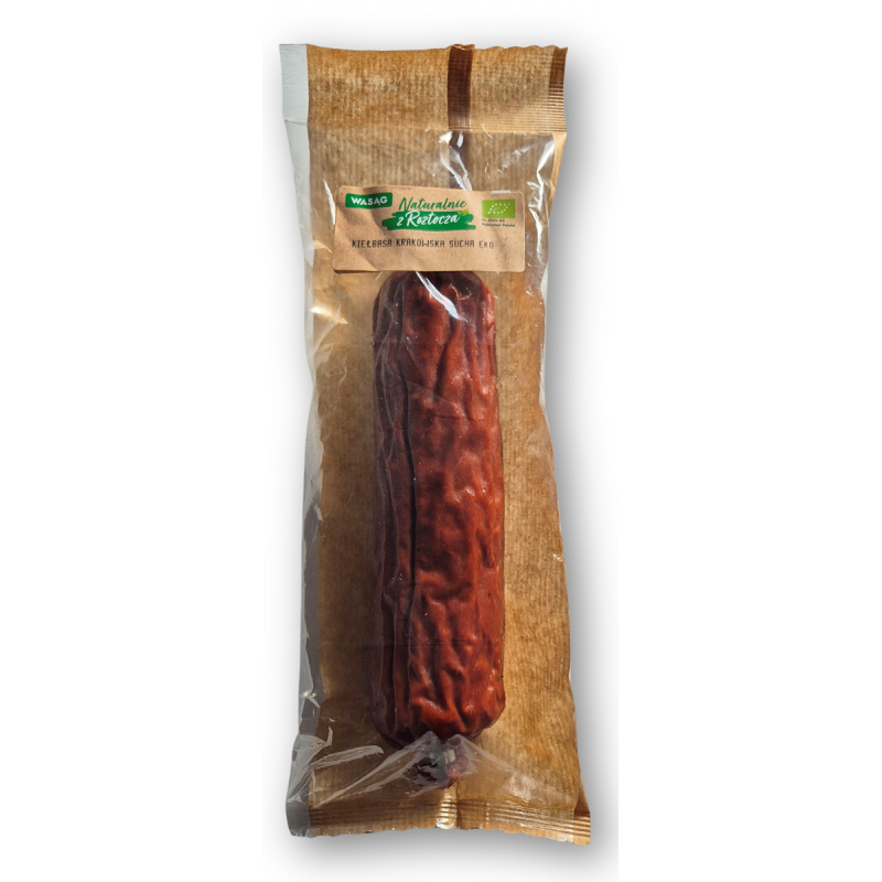 KIEŁBASA KRAKOWSKA BIO 350 g - WASĄG (NA ZAMÓWIENIE)