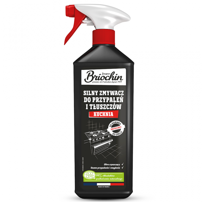PŁYN DO CZYSZCZENIA PRZYPALEŃ I TŁUSZCZÓW CYTRYNOWY W SPRAYU ECO 1 L - BRIOCHIN