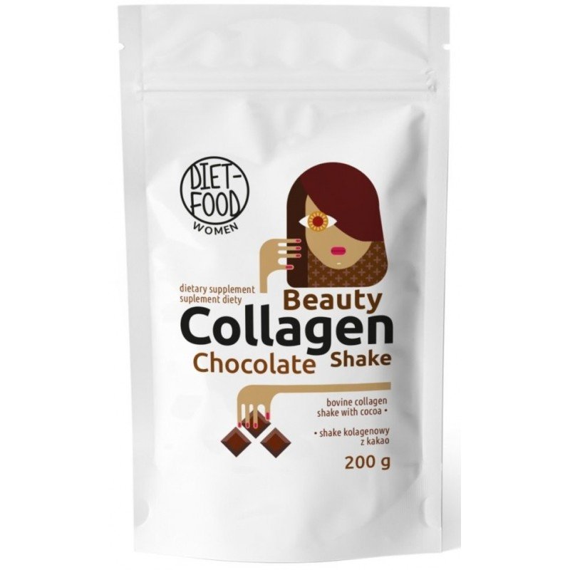 SHAKE KOLAGENOWY KAKAOWY 200 g - DIET-FOOD (WOMEN)
