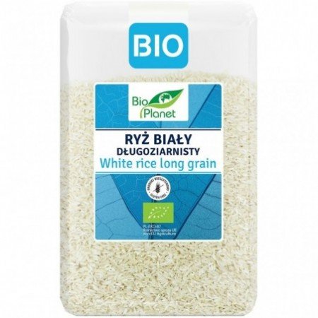 RYŻ BIAŁY DŁUGOZIARNISTY BEZGLUTENOWY BIO 2 kg - BIO PLANET