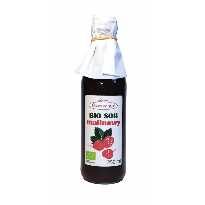 SOK MALINOWY NFC BIO 250 ml - PROSTO ZE WSI