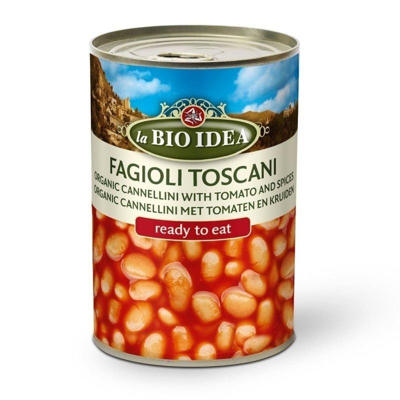 FASOLKA CANNELLINI PO TOSKAŃSKU BIO 400 g - LA BIO IDEA