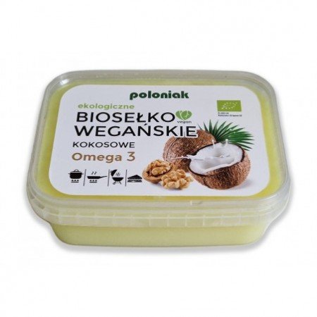 BIOSEŁKO WEGAŃSKIE KOKOSOWE OMEGA-3 BIO 200 g - POLONIAK