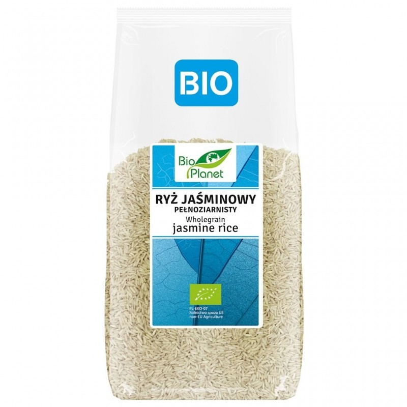 RYŻ JAŚMINOWY PEŁNOZIARNISTY BIO 500 g - BIO PLANET