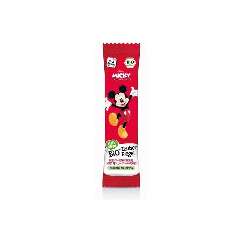 Batonik owsiany jabłko- czarna porzeczka BIO 25 g Myszka Miki - HEJO!