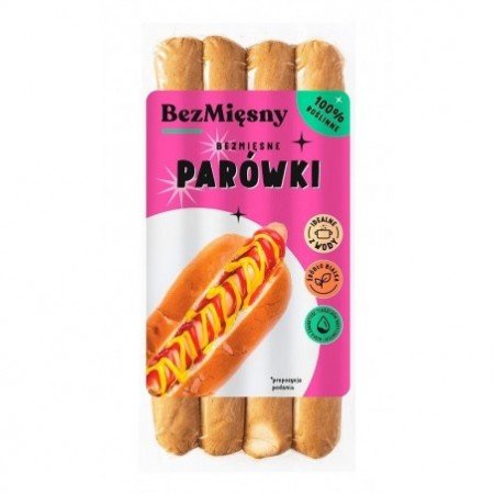 Bezmięsne Parówki 180 g - BEZMIĘSNY MIĘSNY