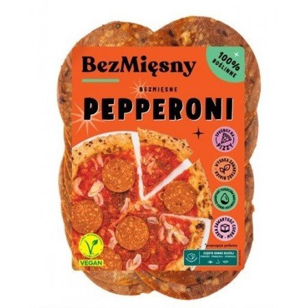 Bezmięsne Pepperoni w plastrach 100g - BEZMIĘSNY MIĘSNY
