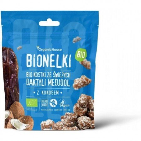 Bionelki z kokosem BIO 50g - ORGANIC HOUSE