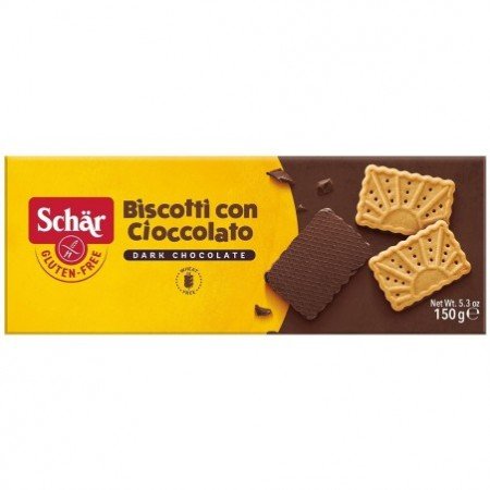 Biscotti con cioccolato- herb. czek. BEZGL. 150 g - SCHAR
