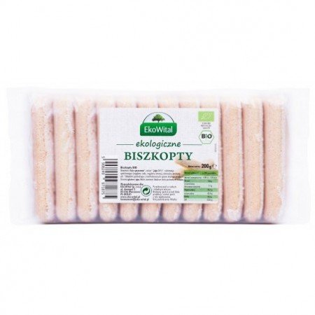 Biszkopty dla dzieci BIO 200 g - EKOWITAL