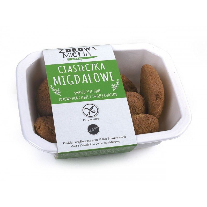CIASTKA MIGDAŁOWE BEZGLUTENOWE 100 g - ZDROWA MICHA