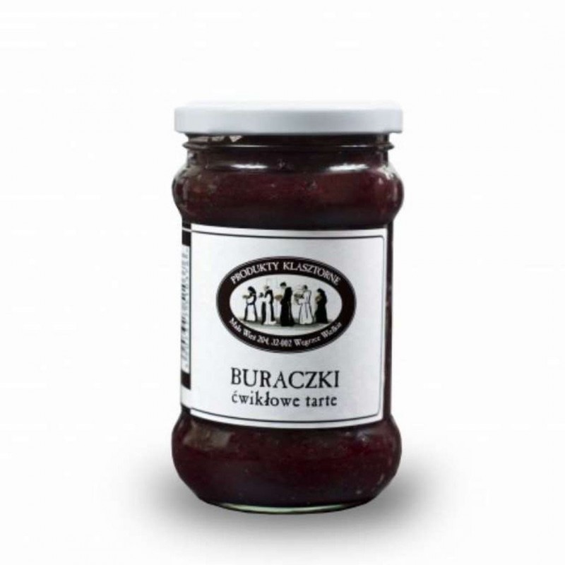 Buraczki ćwikłowe tarte 290 g - PRODUKTY KLASZTORNE