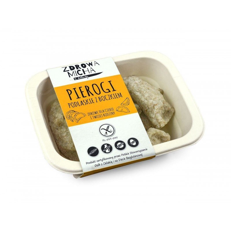 PIEROGI PODLASKIE Z BOCZKIEM BEZGLUTENOWE 200 g - ZDROWA MICHA (NA ZAMÓWIENIE)