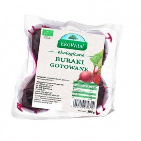 Buraki gotowane BIO 500g - EKOWITAL