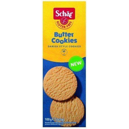 Butter cookies- ciastka maślane BEZGL. 100 g - SCHAR