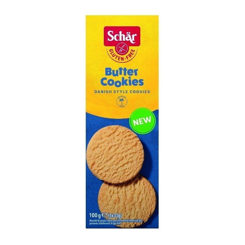 Butter cookies- ciastka maślane BEZGL. 100 g - SCHAR