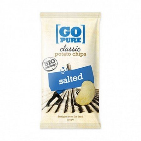 Chipsy solone BEZGL. BIO 125 g - GO PURE