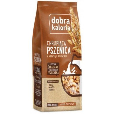 Chrupiąca pszenica z melasą i migdałami 120 g - DOBRA KALORIA